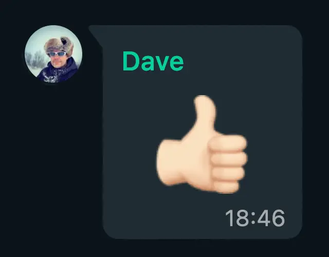 Reactie Dave op service van TWOPINE